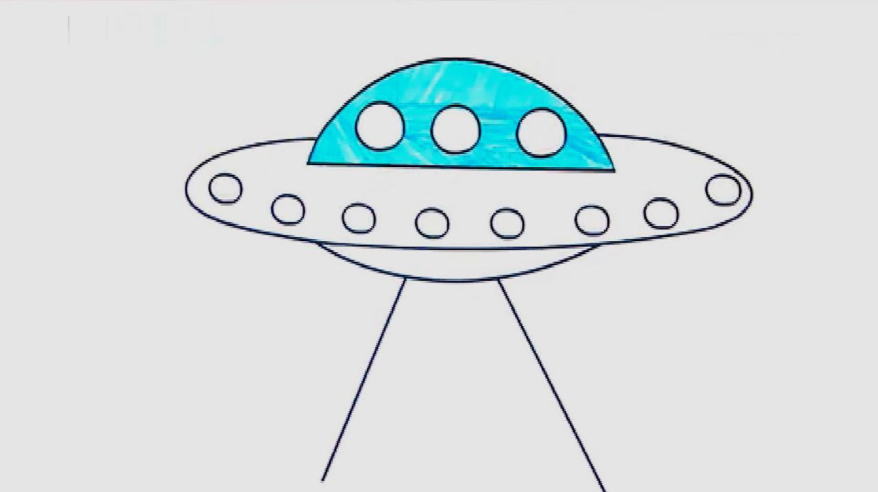 太空飞船简笔画儿童画,这个你知道怎么画么,一起来看看吧
