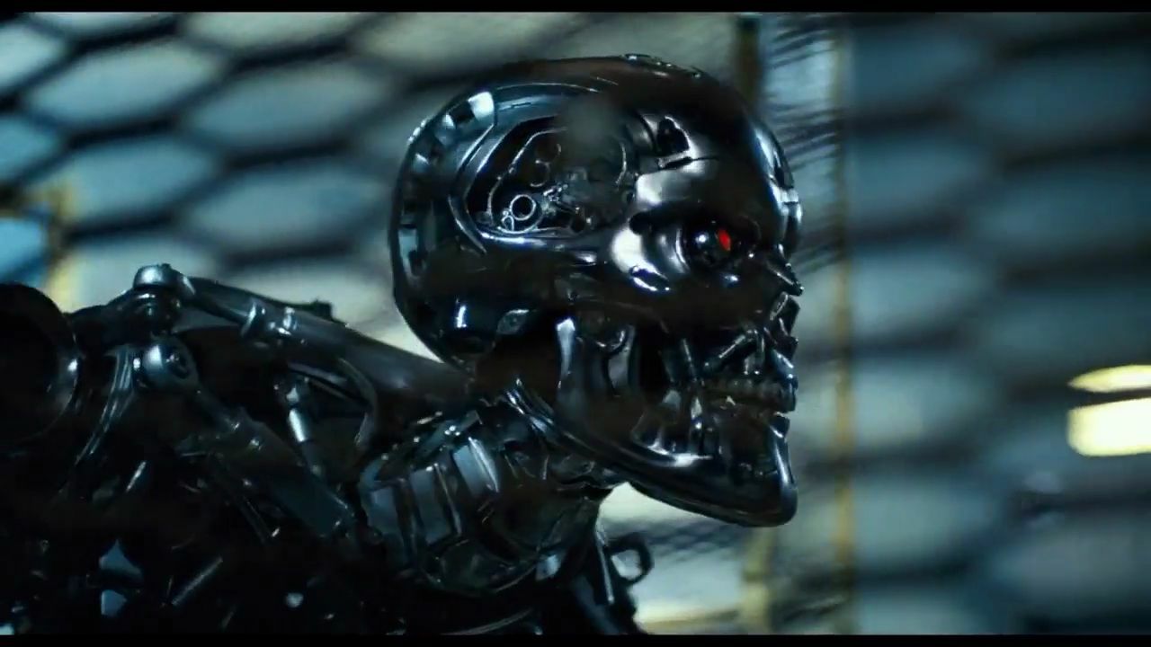 《终结者1》t-800机器人被摧毁,液压机无敌