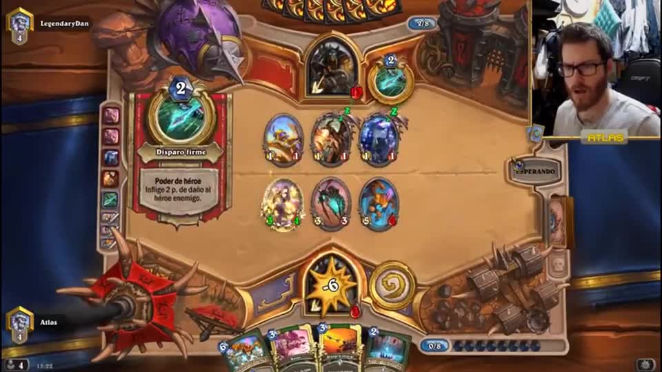 炉石传说:不常见的"otk"卡组,主播有点懵
