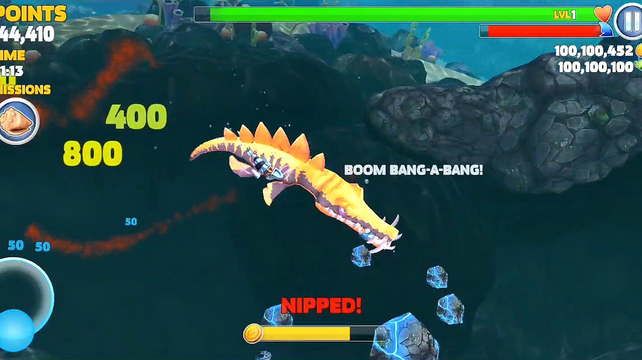 饥饿鲨进化滑齿龙在深海教幼崽生存会不会发生什么?