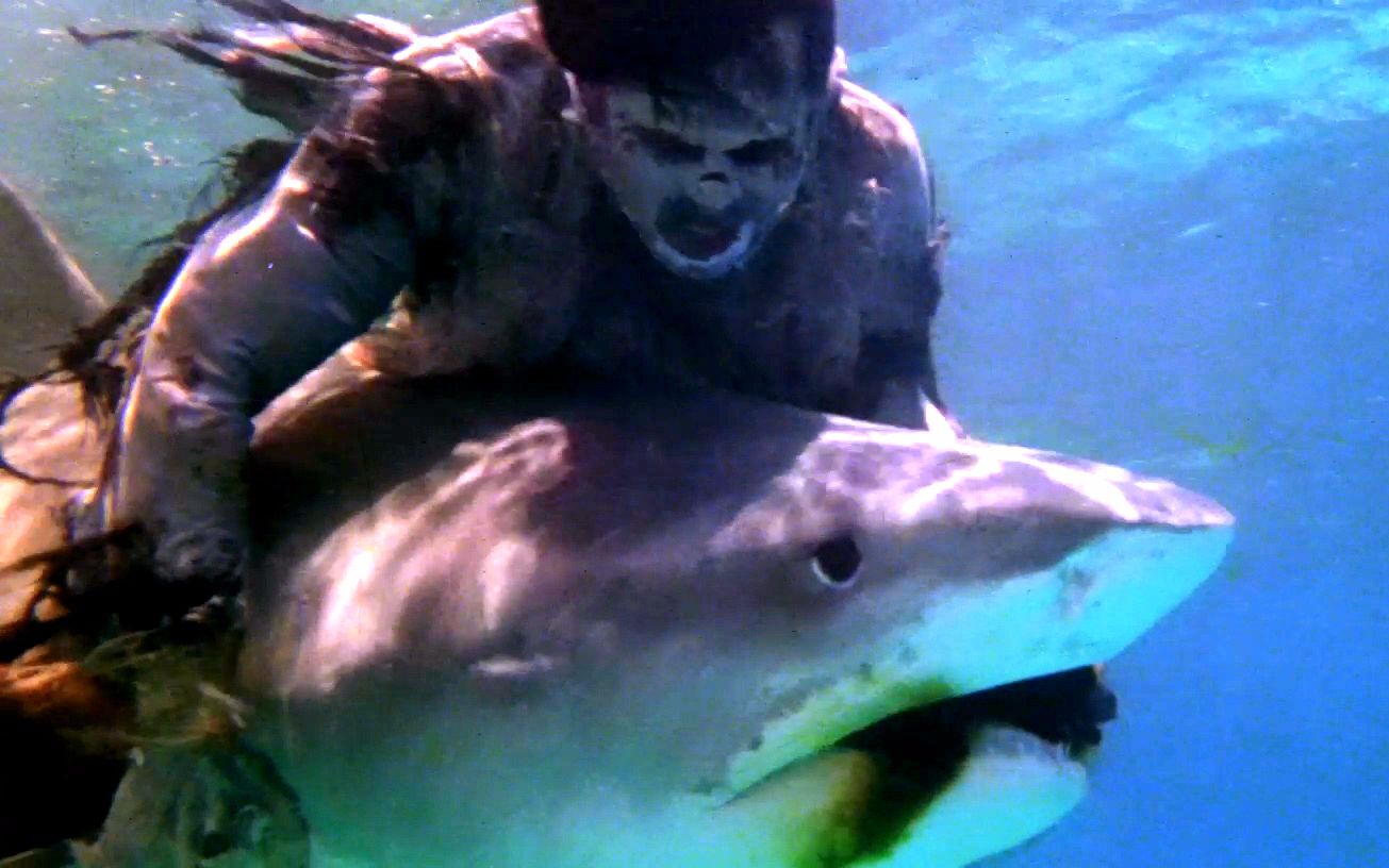 终于见到丧尸海底斗鲨鱼,5分钟看完经典恐怖电影《生人回避》