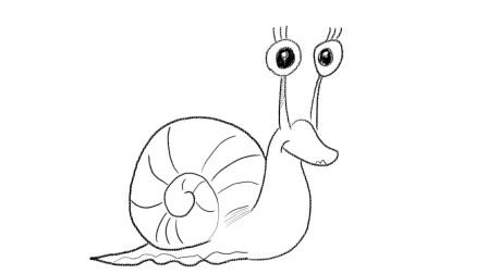 4绿色壳子的蜗牛的画法  01:23  来源:b站-可爱蜗牛儿童简笔画实例