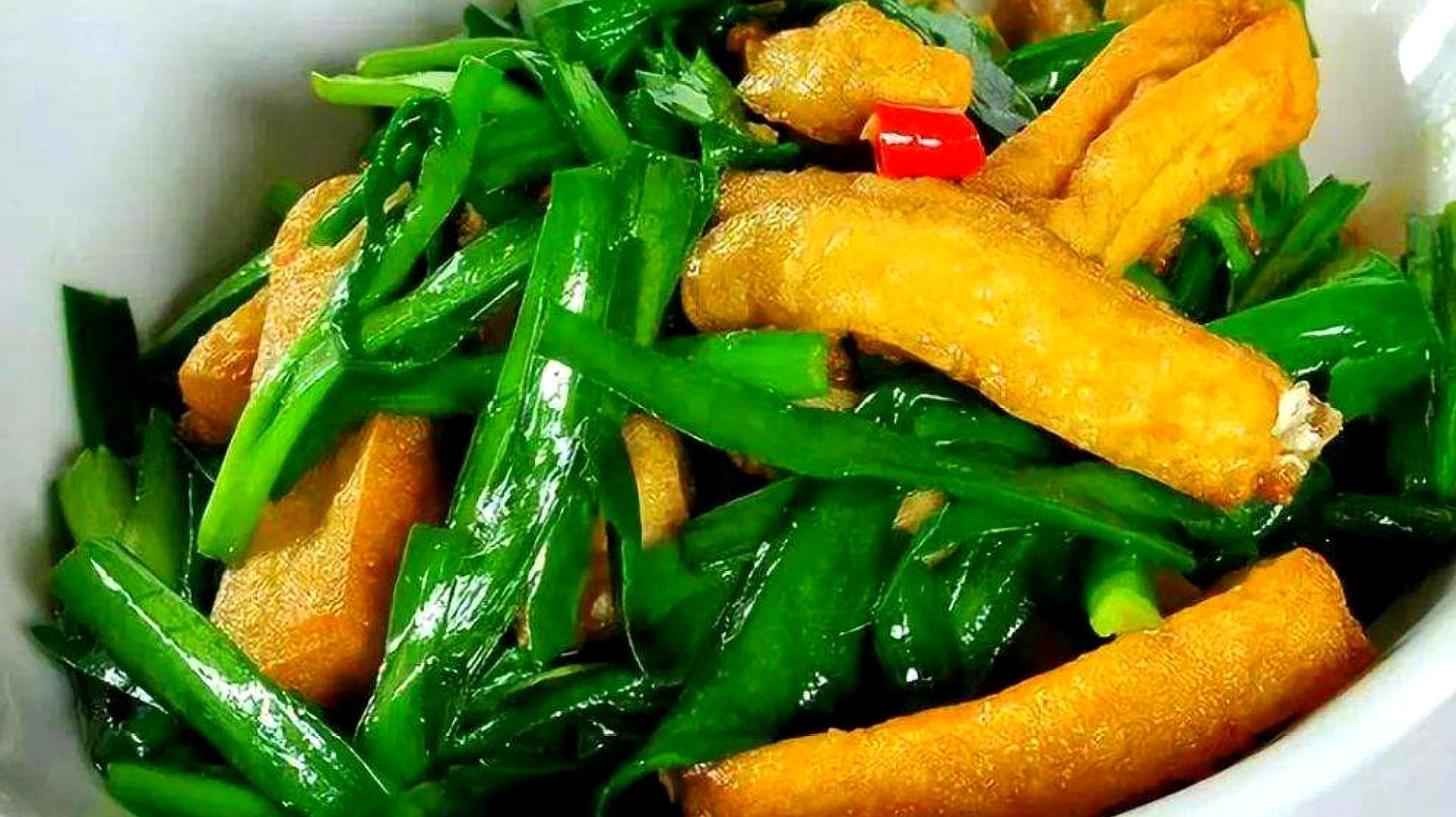 炒韭菜怎么制作才好吃5个视频