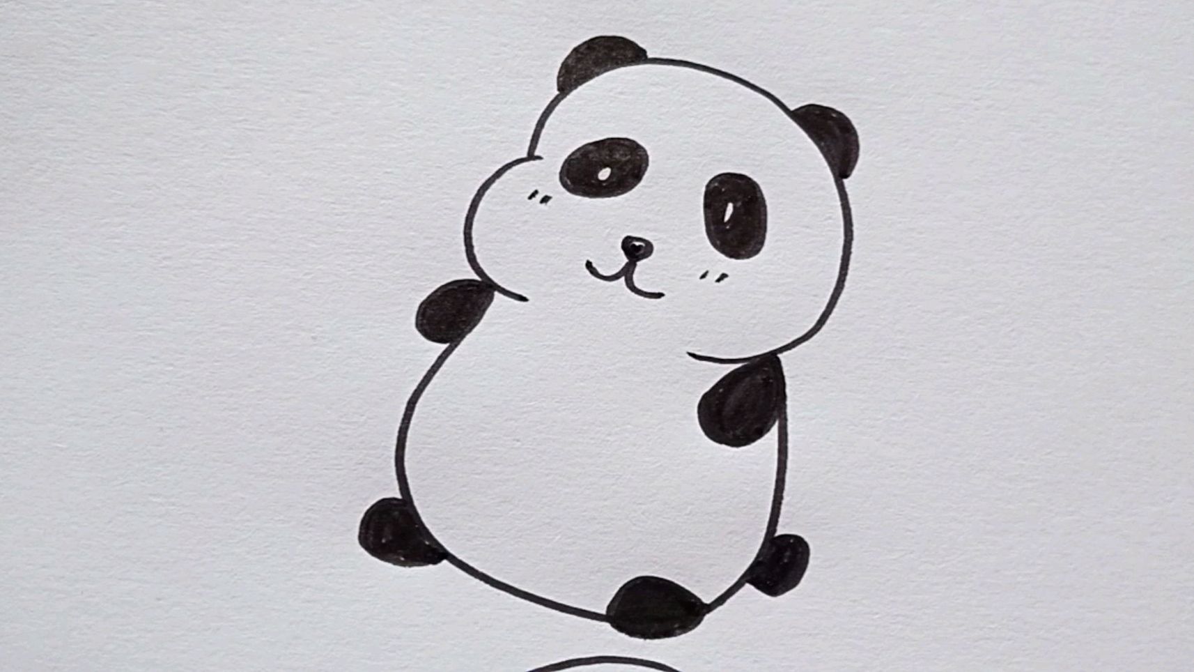 萌萌的小熊猫,和我一起画吧