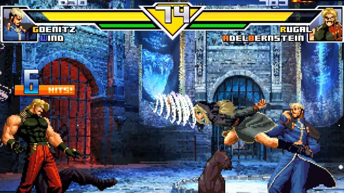 拳皇:高尼茨父女对战卢卡尔父子,高尼茨父女轻松取胜