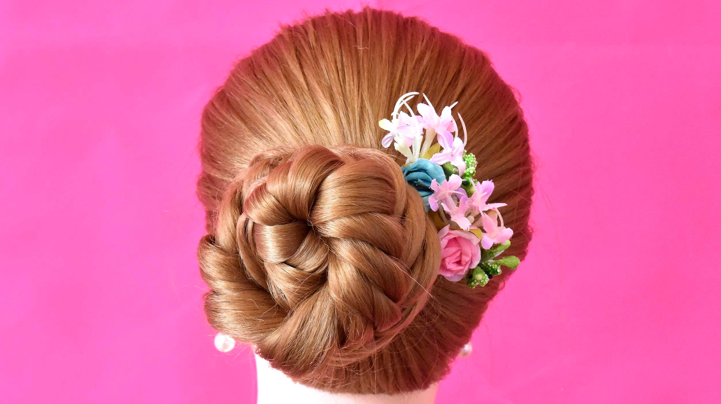 超火的花苞丸子头,好学还好看,任何季节都适合