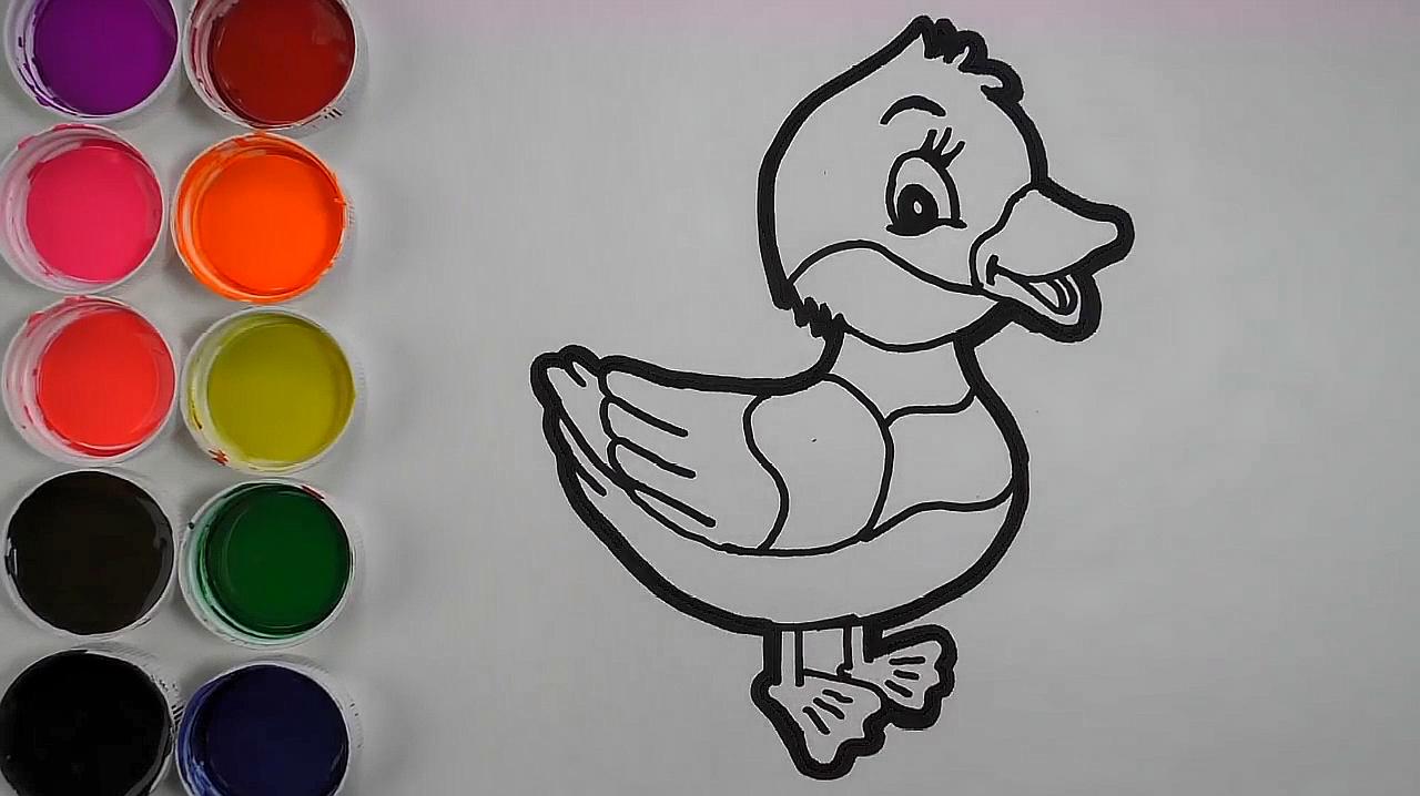鸭子简笔画怎么画