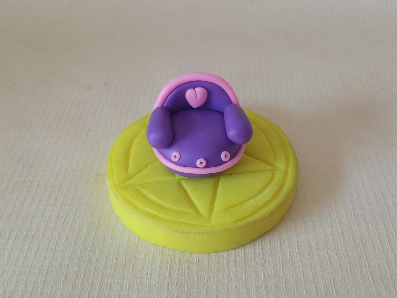 用粘土做沙发简单好玩快来学