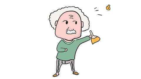 小范亲子简笔画 :科学家爱因斯坦简笔画