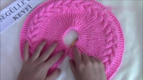 毛衣编织教程一 大麻花辫毛衣 毛衣花样织法视频教程 爱言情