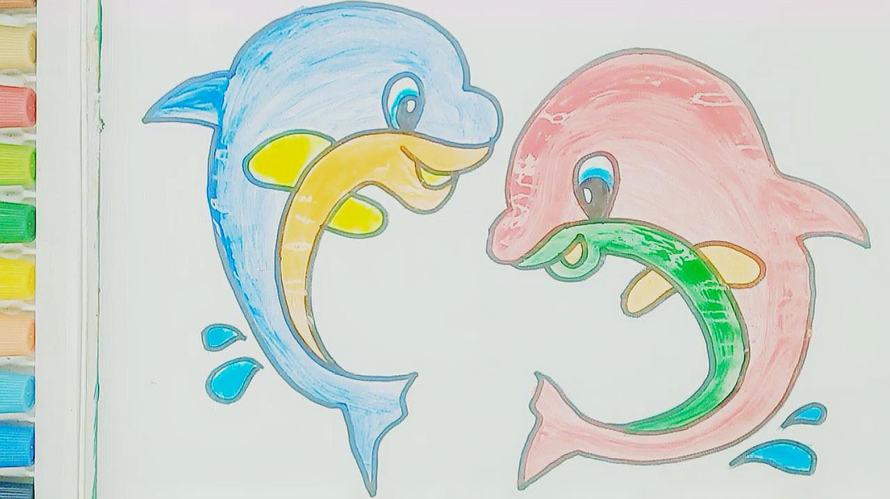 海洋生物的简笔画