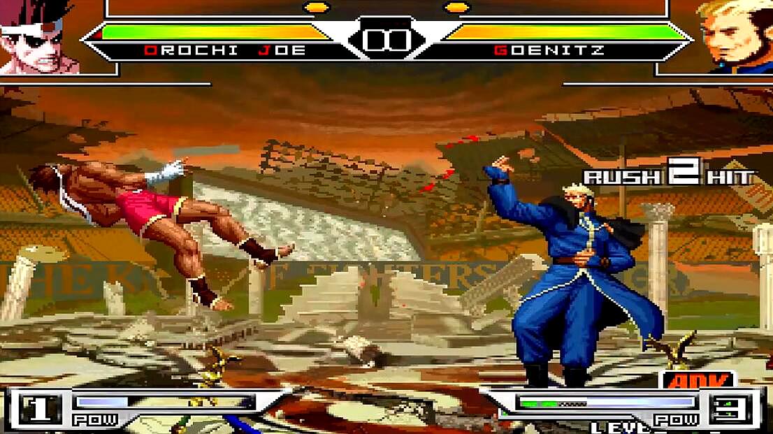 拳皇乱斗:东丈vs高尼茨,风神表示我只用2根手指就能打败你