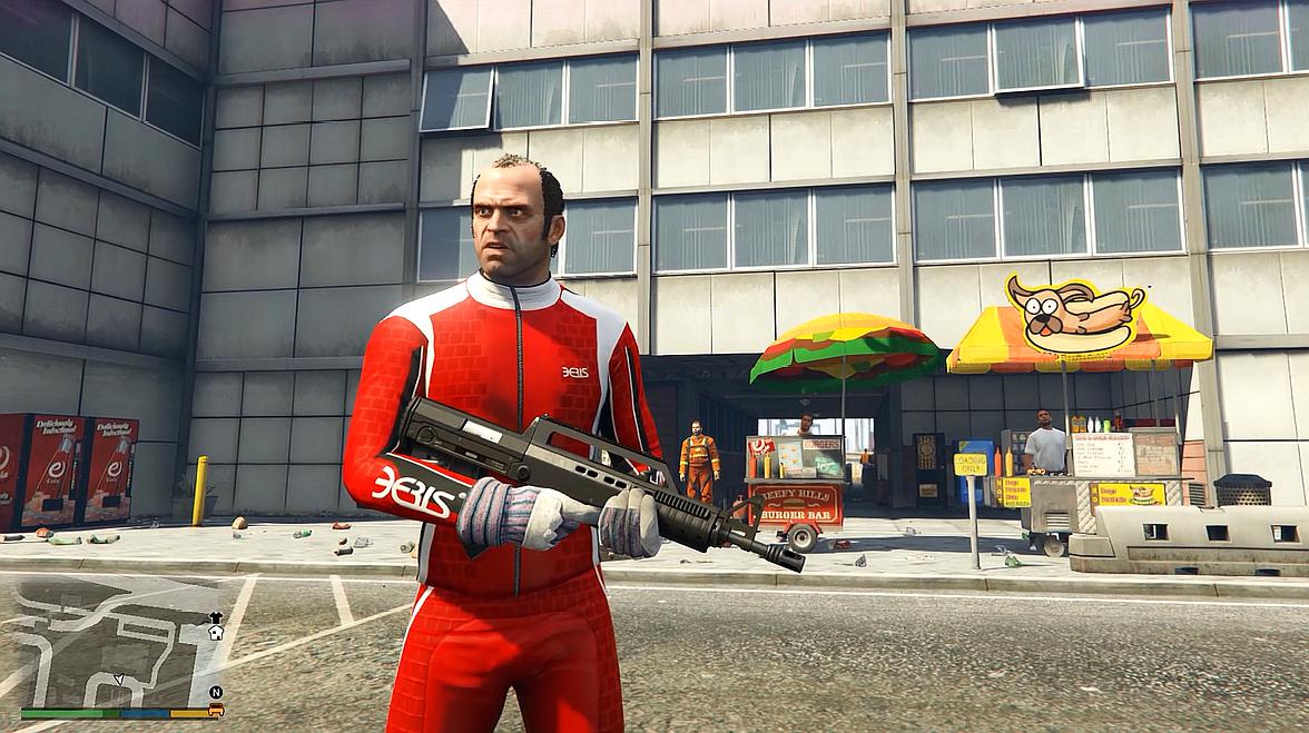 gta5:崔佛去"海盗码头找工作"结果被包工头打惨了!