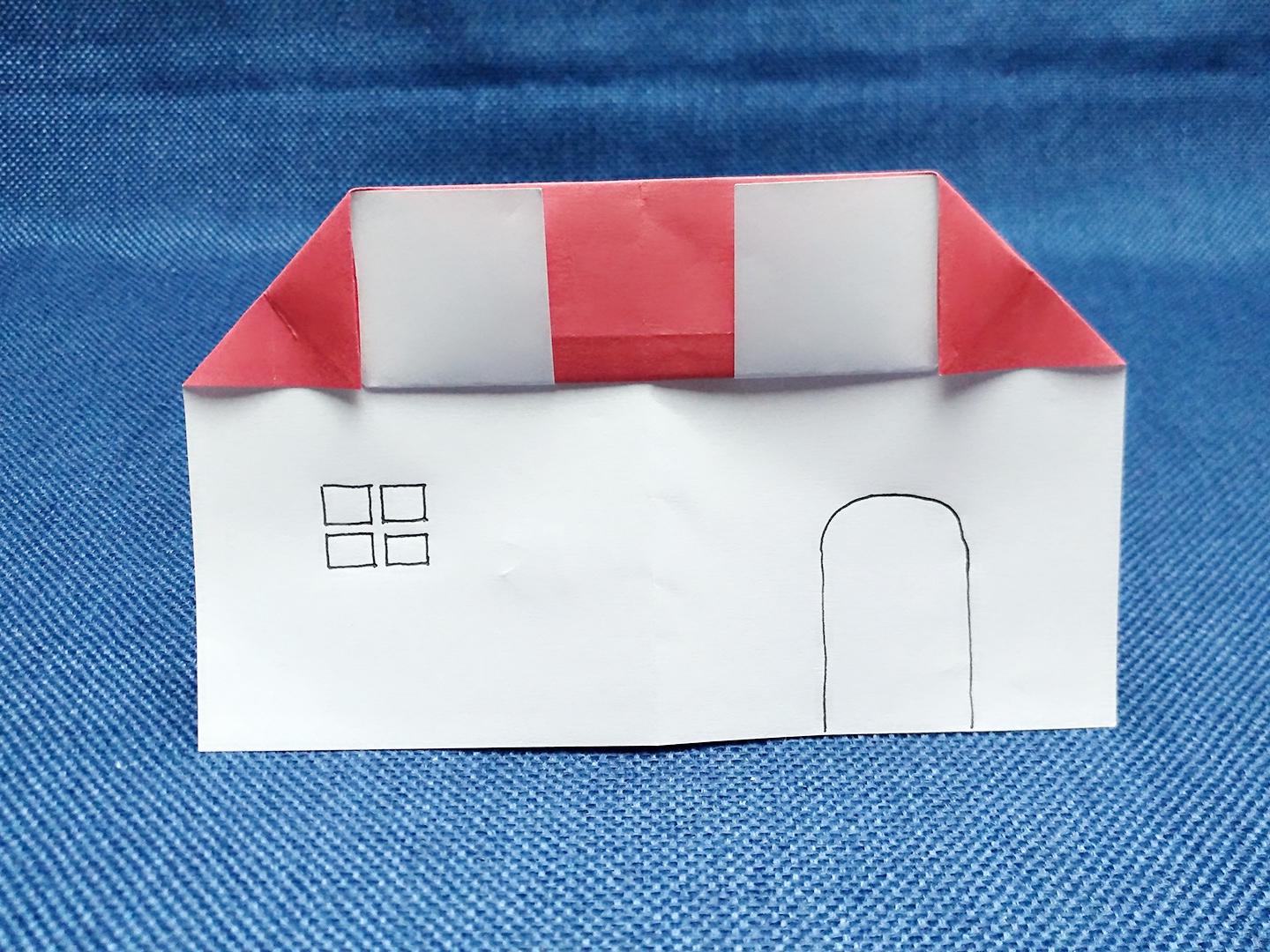想用折纸做房子简单易懂快来学