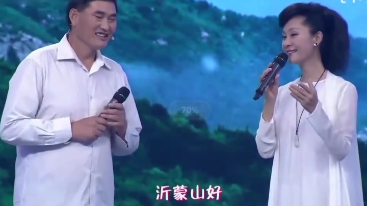 朱之文和于文华同台唱《沂蒙山小调》婉转悠扬,太默契