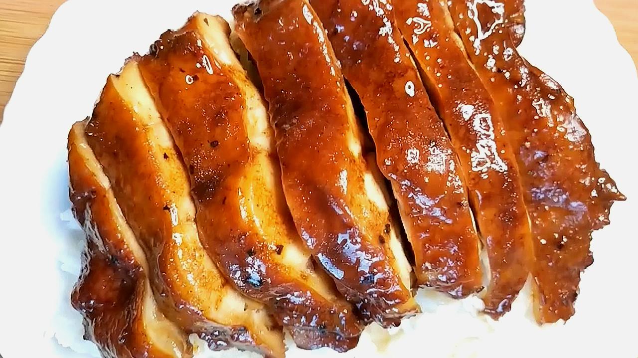 45元的黑椒鸡腿饭,自己在家做只要6元,比卖的料更多