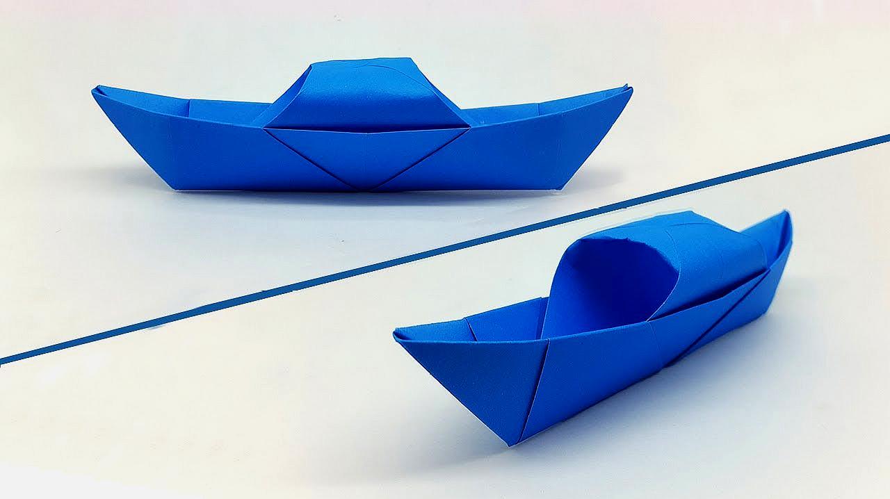 折纸乌蓬船图片