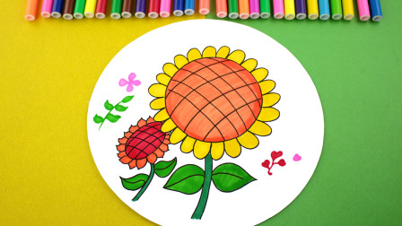 飞舞的花蝴蝶(简笔画)