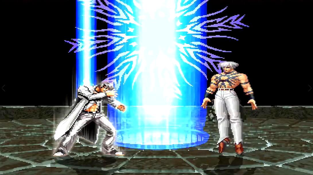 拳皇乱斗:邪魔八神新大招召唤恶魔,完整体大蛇阳光普照秒杀一切