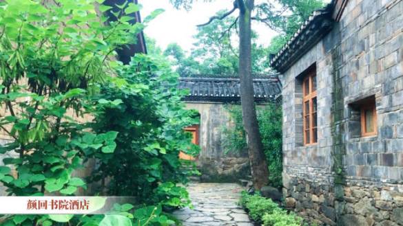 这个星期最大的惊喜莫过于发现了这个宝藏民宿-颜回书院。地址是在孝感大悟金岭村,由传