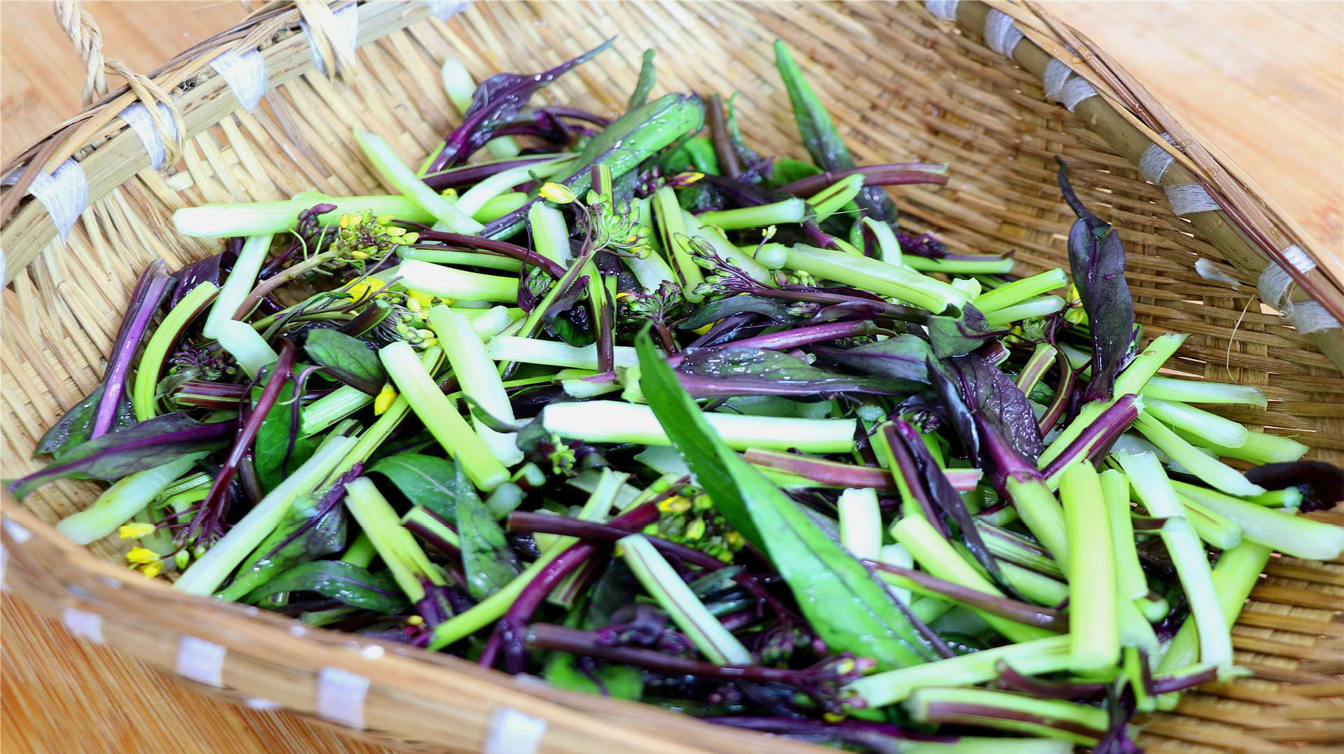 红菜苔炒图片