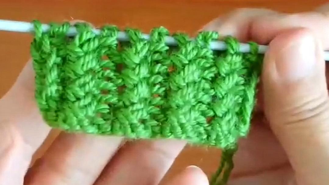 棒针编织八字形花样,细心精致,织外套或打底衫都好看