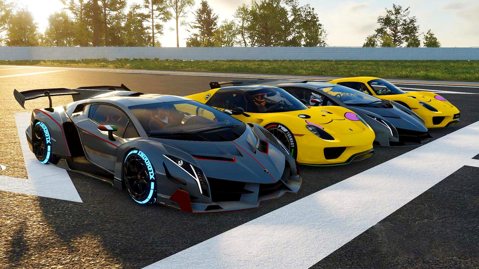 飙酷车神2:保时捷918pk兰博基尼毒药,中途还差点撞车