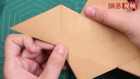 折纸教程 失传已久的麻雀纸飞机 飞行能力太强了 爱言情