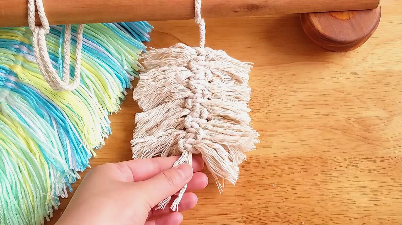 漂亮挂毯编织教程,赶紧来学学