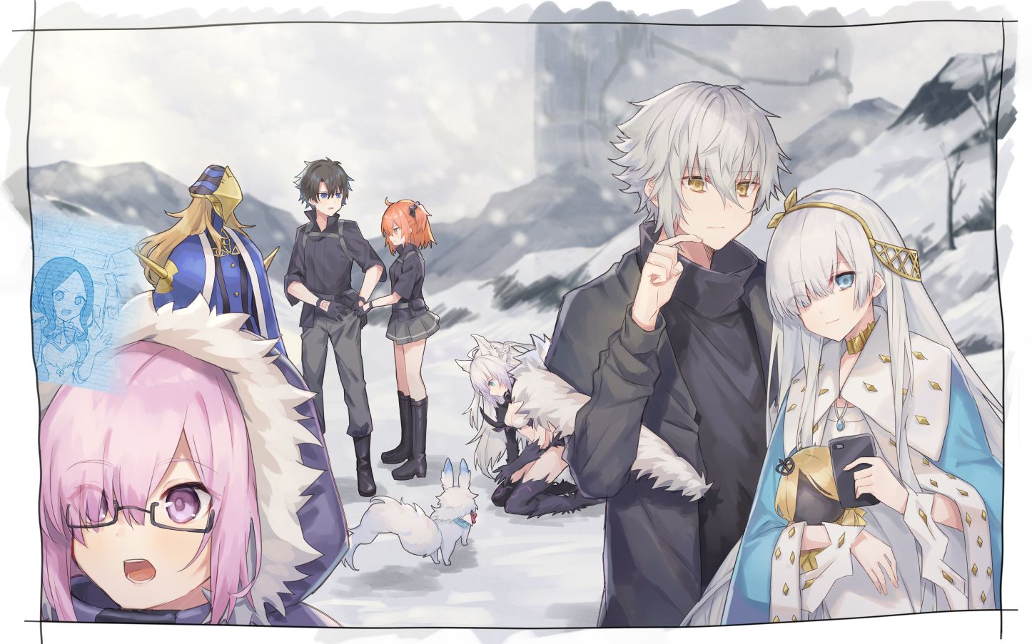 【fgo】永久冻土帝国 空想树 新晋伐木工两仪式3t伐树