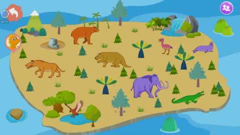 恐龙系列小游戏专辑 :侏罗纪恐龙岛拼图游戏