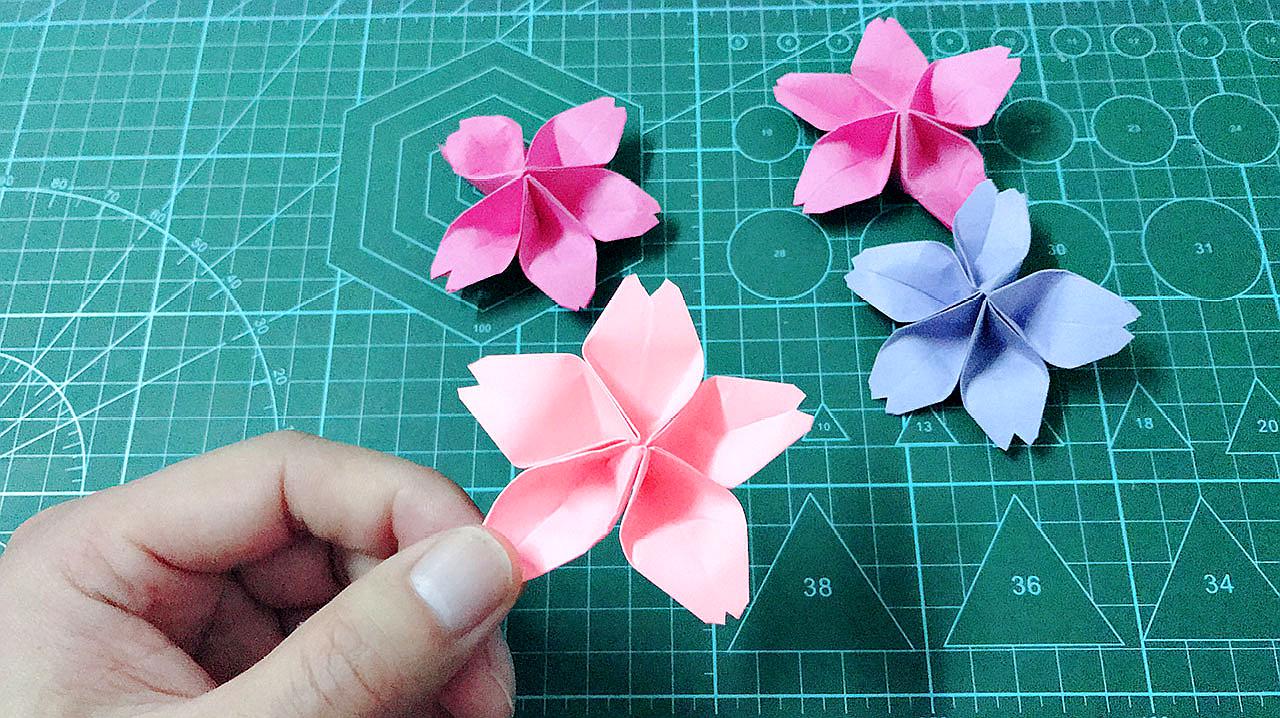 折纸樱花怎样折叠?