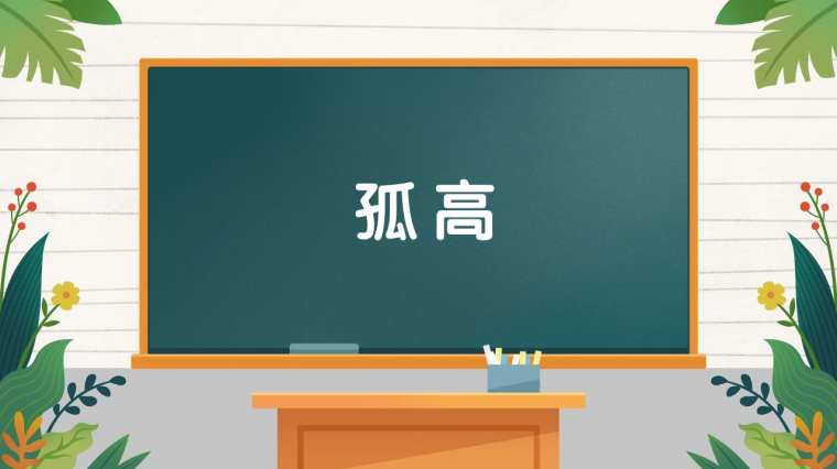 孤高 百度