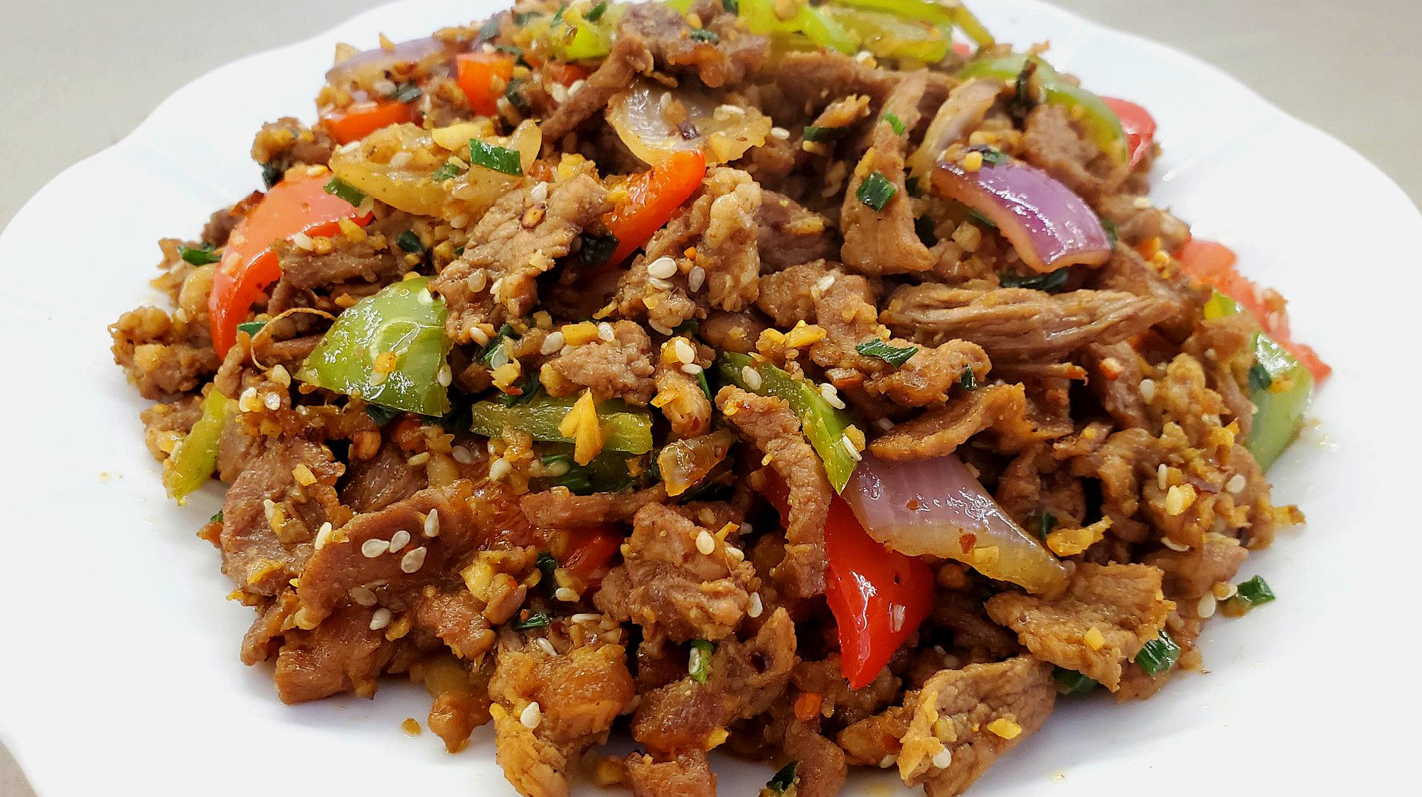 羊肉这样做,比吃羊肉串还香,没有一点羊骚味,做法简单快捷