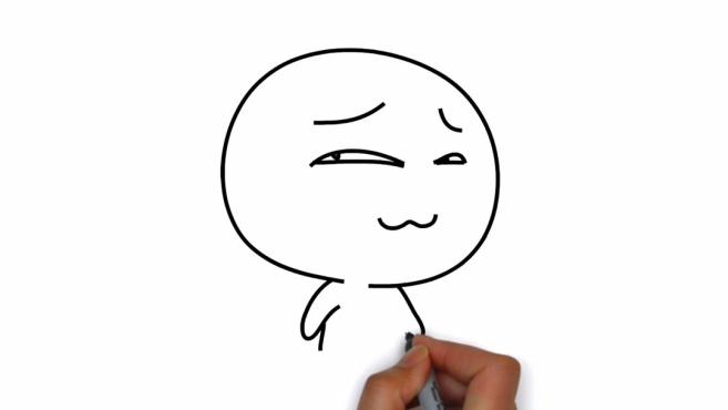 表情包简笔画怎么画?
