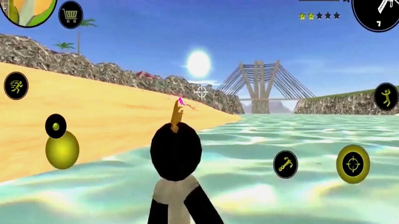 游戏驿站:动作冒险类游戏《火柴人绳索英雄》的视频