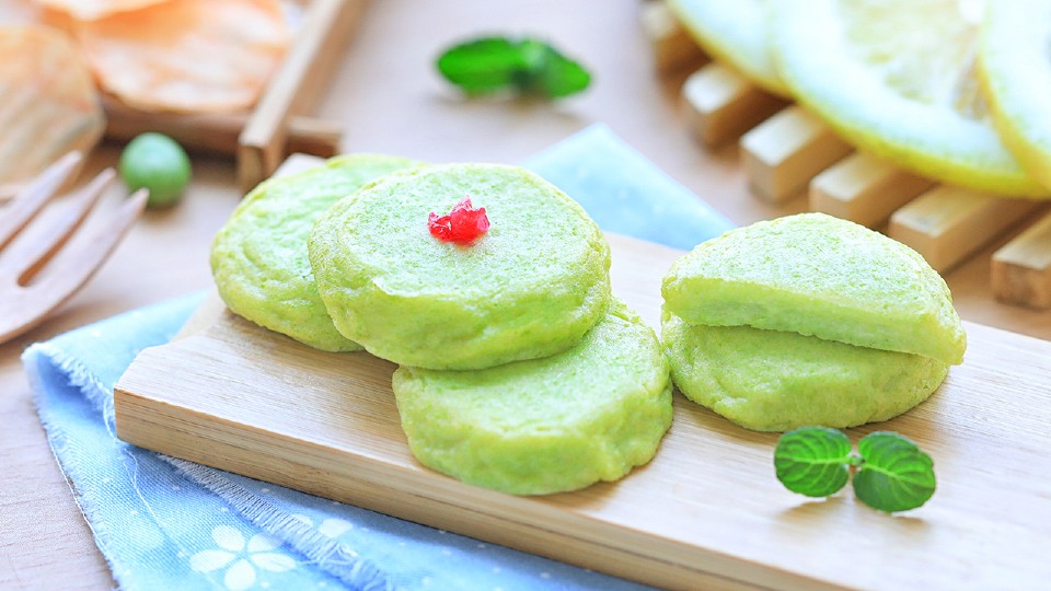 豌豆米粉饼的做法