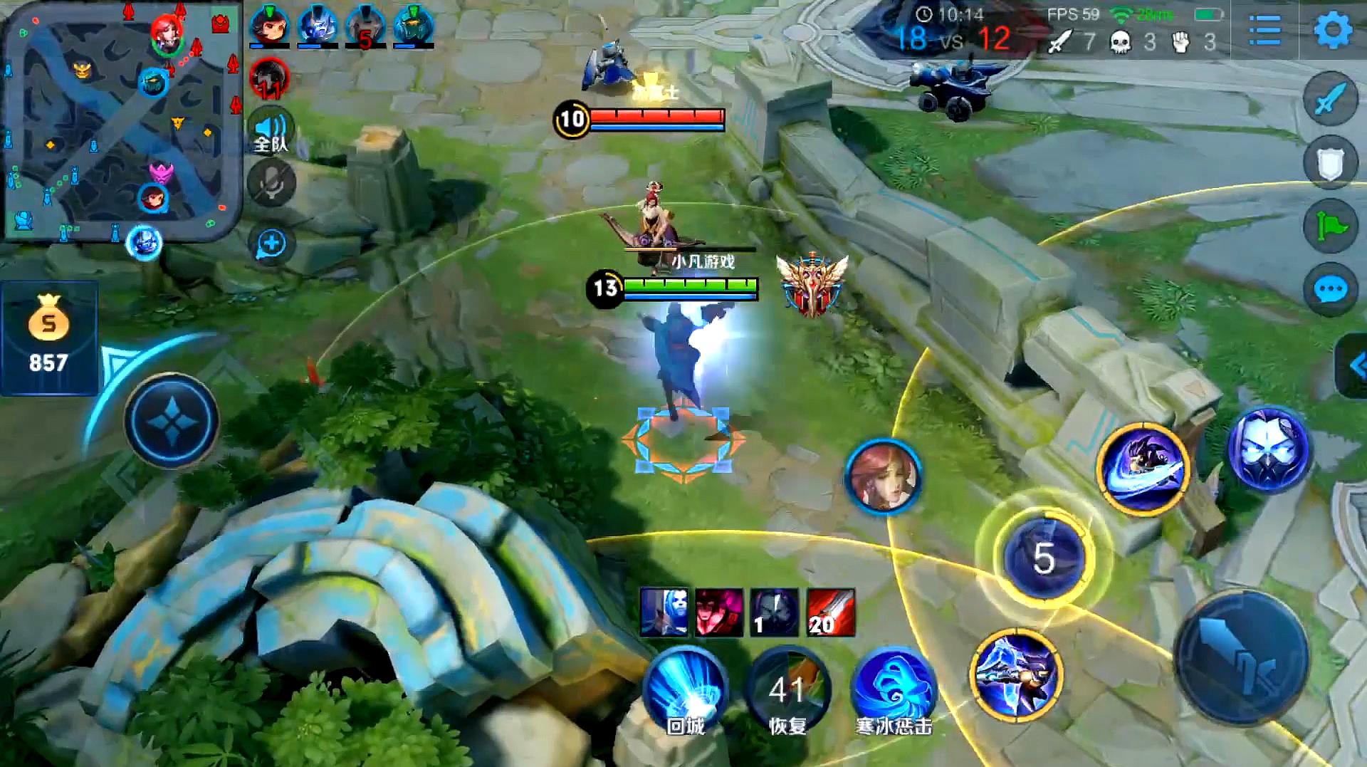 小凡游戏解说王者荣耀之兰陵王的视频集锦