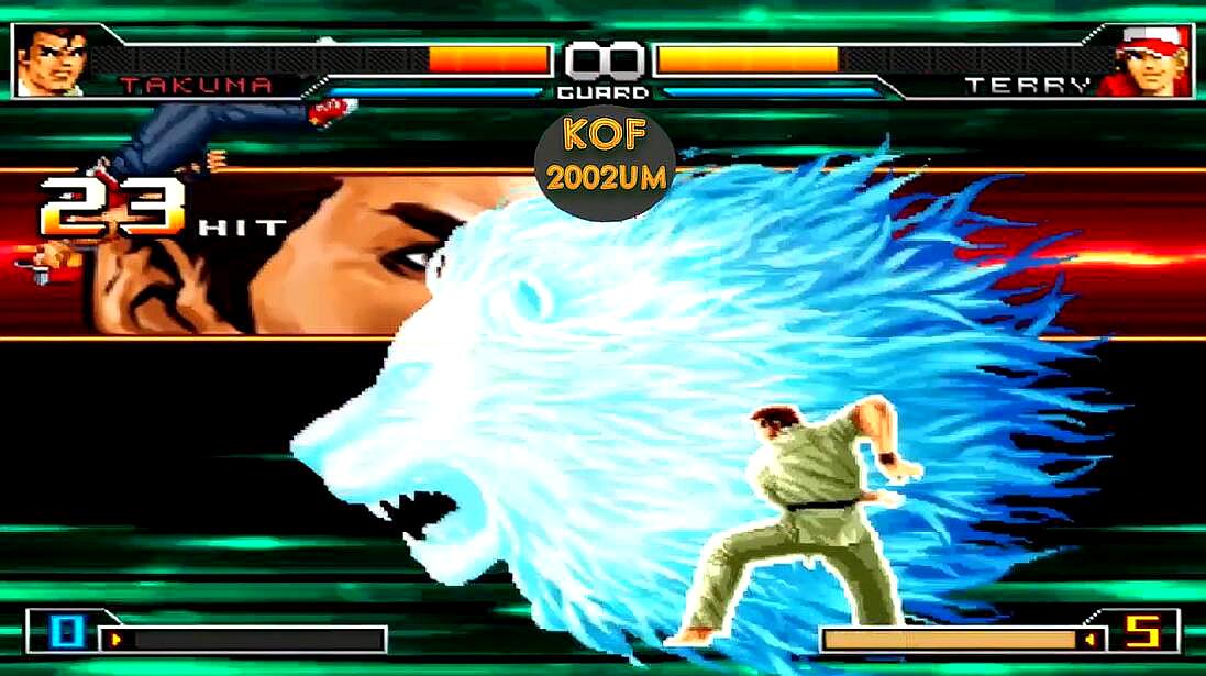 游戏猿:动作冒险类游戏《拳皇2002um》之坂崎琢磨的视频集锦