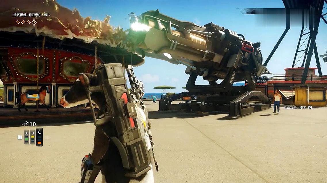 喜欢游戏的小梅:射击类游戏《正当防卫4》的视频集锦(二)