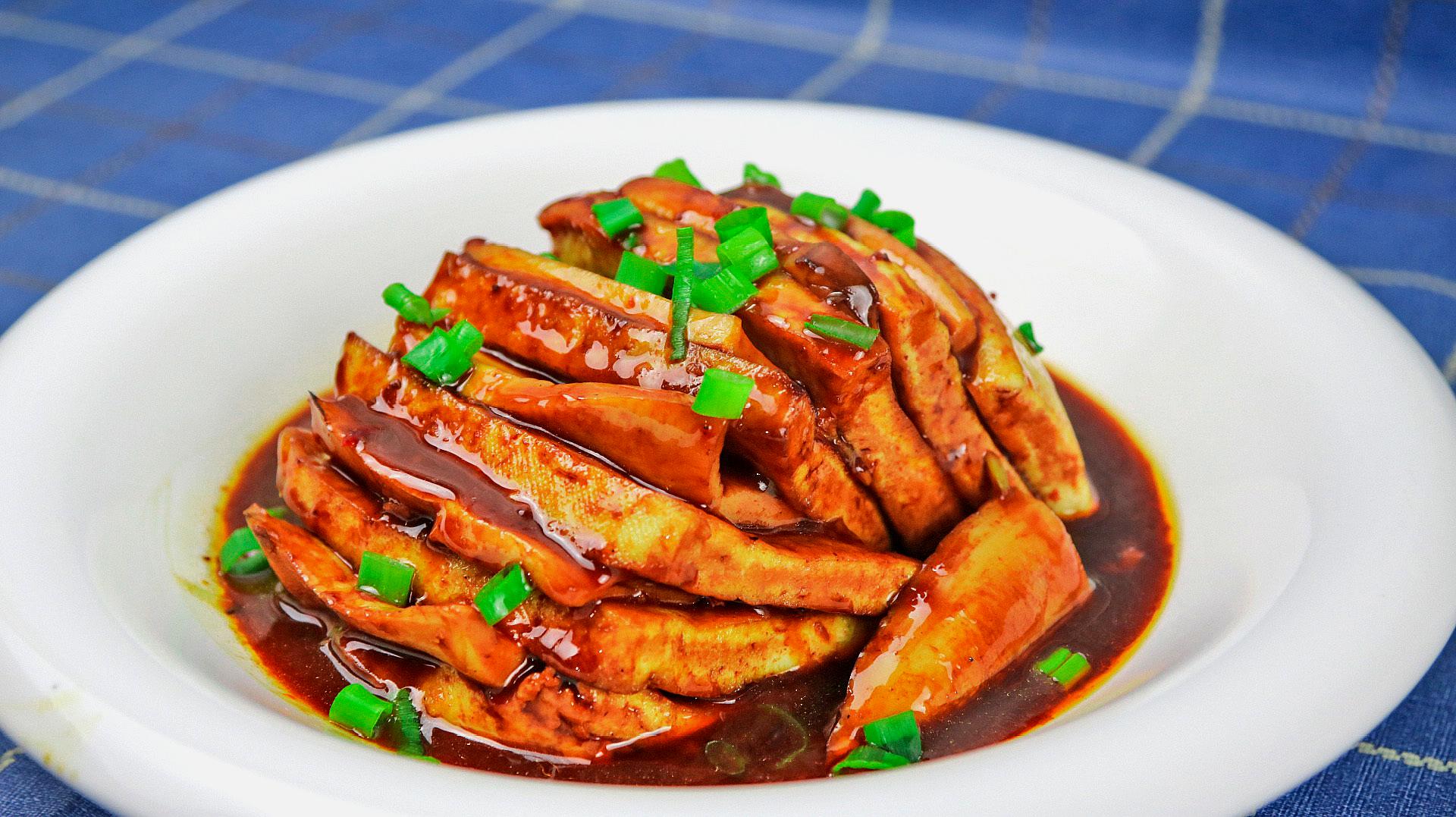 大厨教你做道素扣肉,软嫩鲜香,营养美味,这段时间吃真比较合适