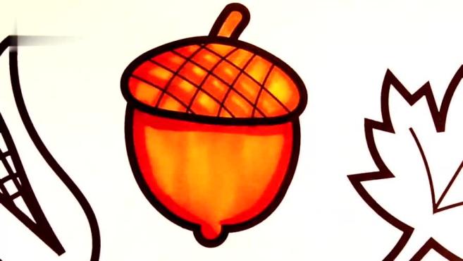 怎么画秋天的果实简笔画