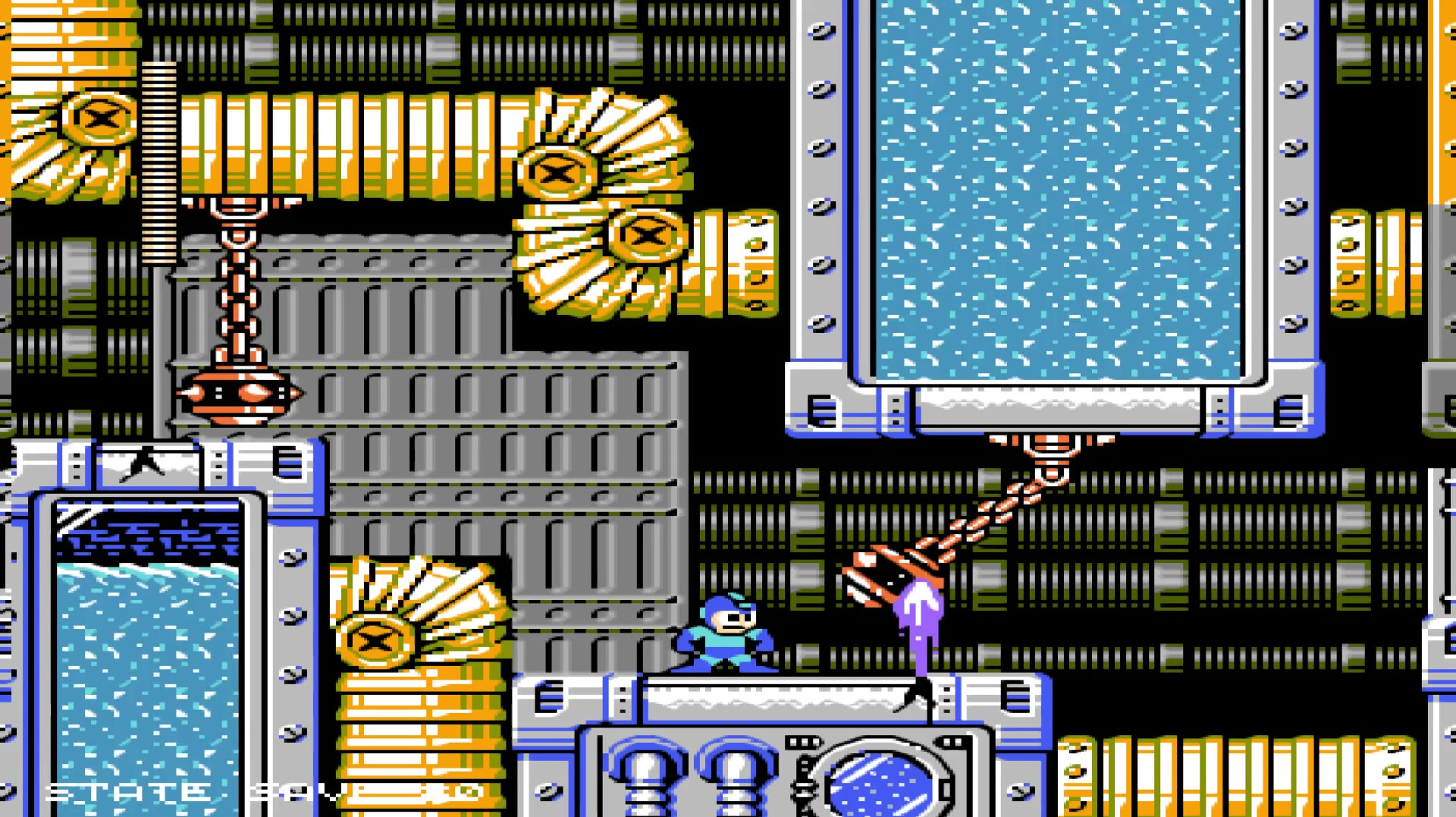 经典fc射击游戏《洛克人5》第8关