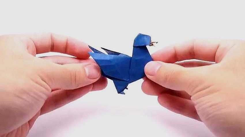 鸭子折纸怎么折