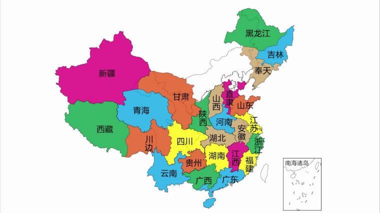 中国地图省市
