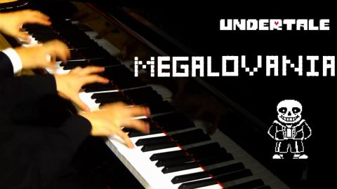 Mr Li Animenz 抖腿神曲megalovania 狂妄之人传说之下bgm 钢琴四手联弹