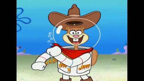 海绵宝宝精彩动画合集 :海绵宝宝:海绵宝宝成为了牛仔