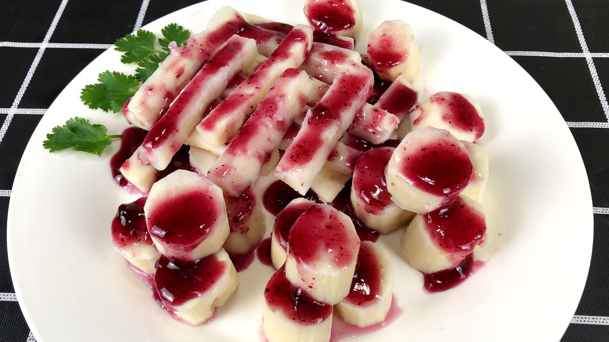 美味的山药红豆卷