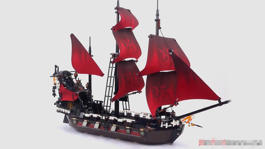 乐高积木:4195 加勒比海盗 安妮王后复仇号大帆船