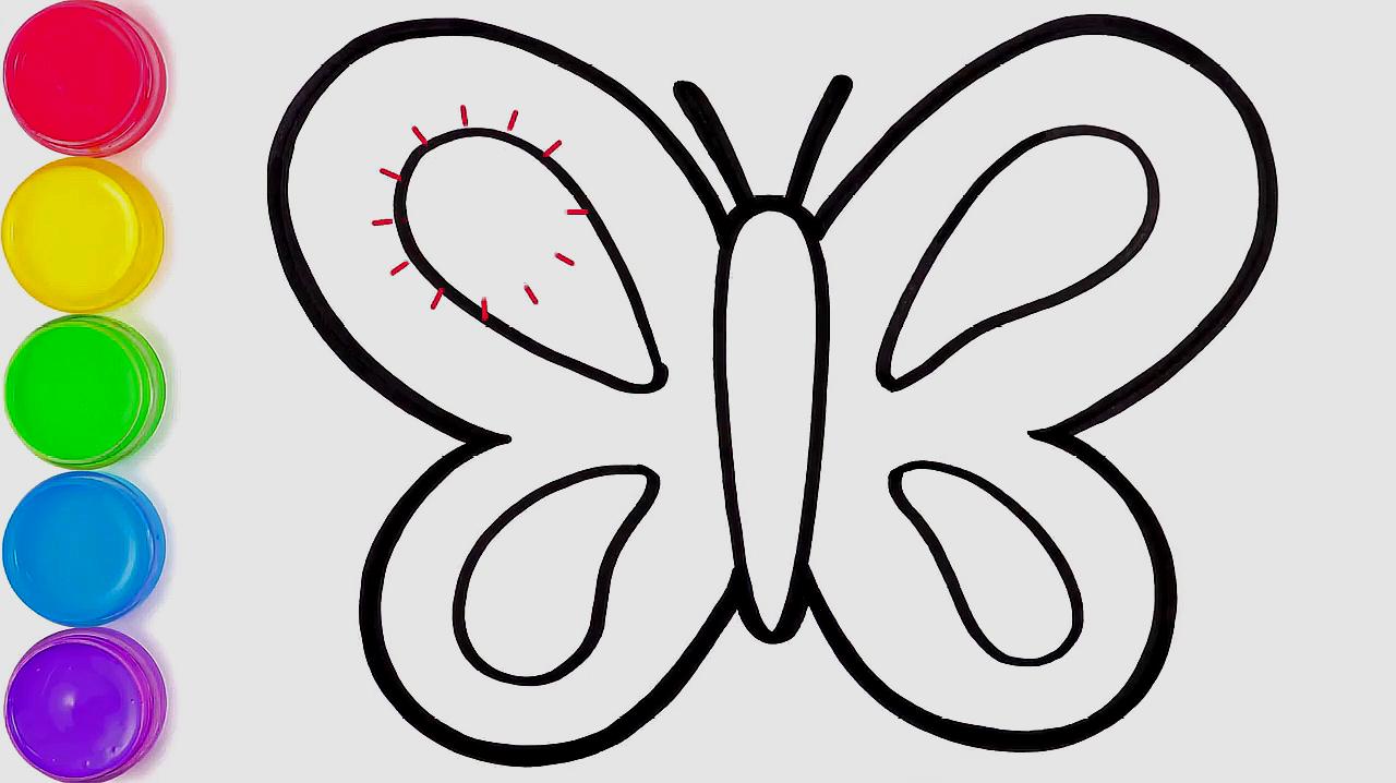 简易画教你怎么画蝴蝶,一起学学吧